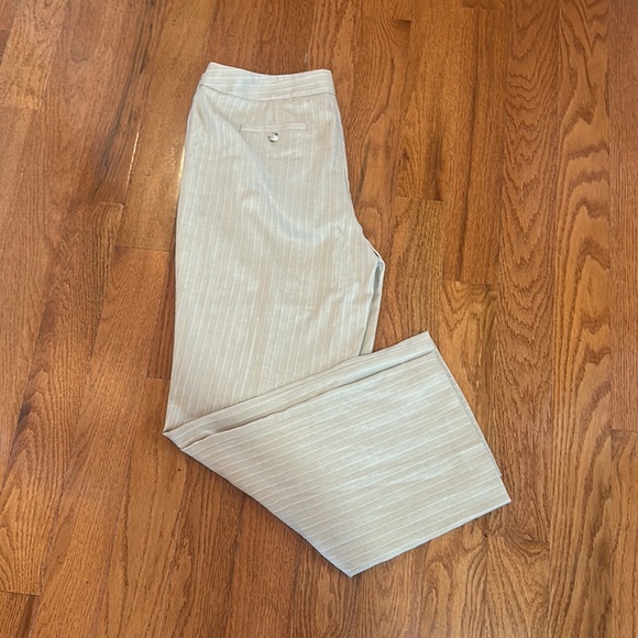 JONES NEW YORK stretch HIGH WAISTED WIDE LEGS STRIPED IN SIZE 12 p - Picture 7 of 7